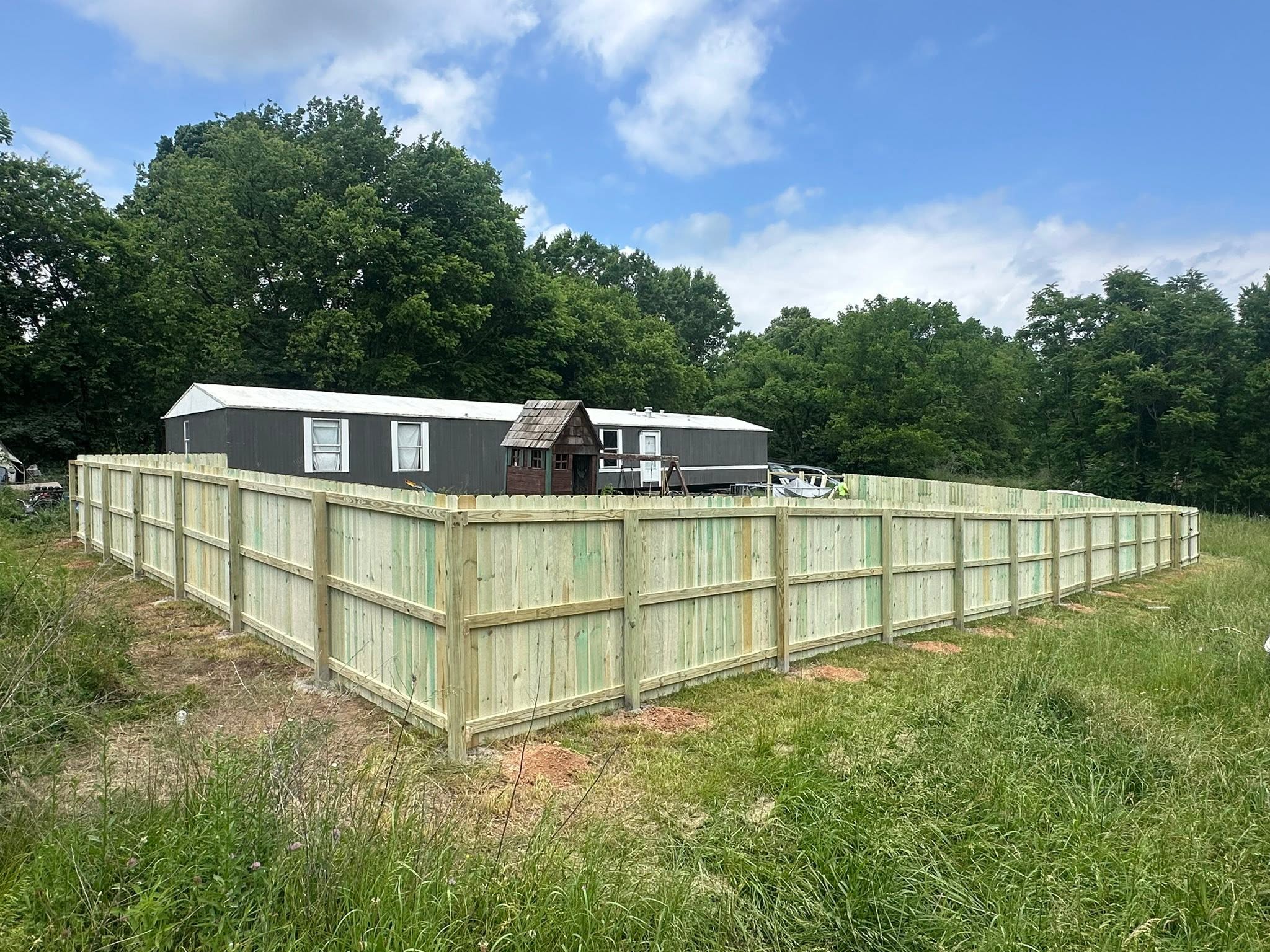 Cornerstone commercial fence NWA