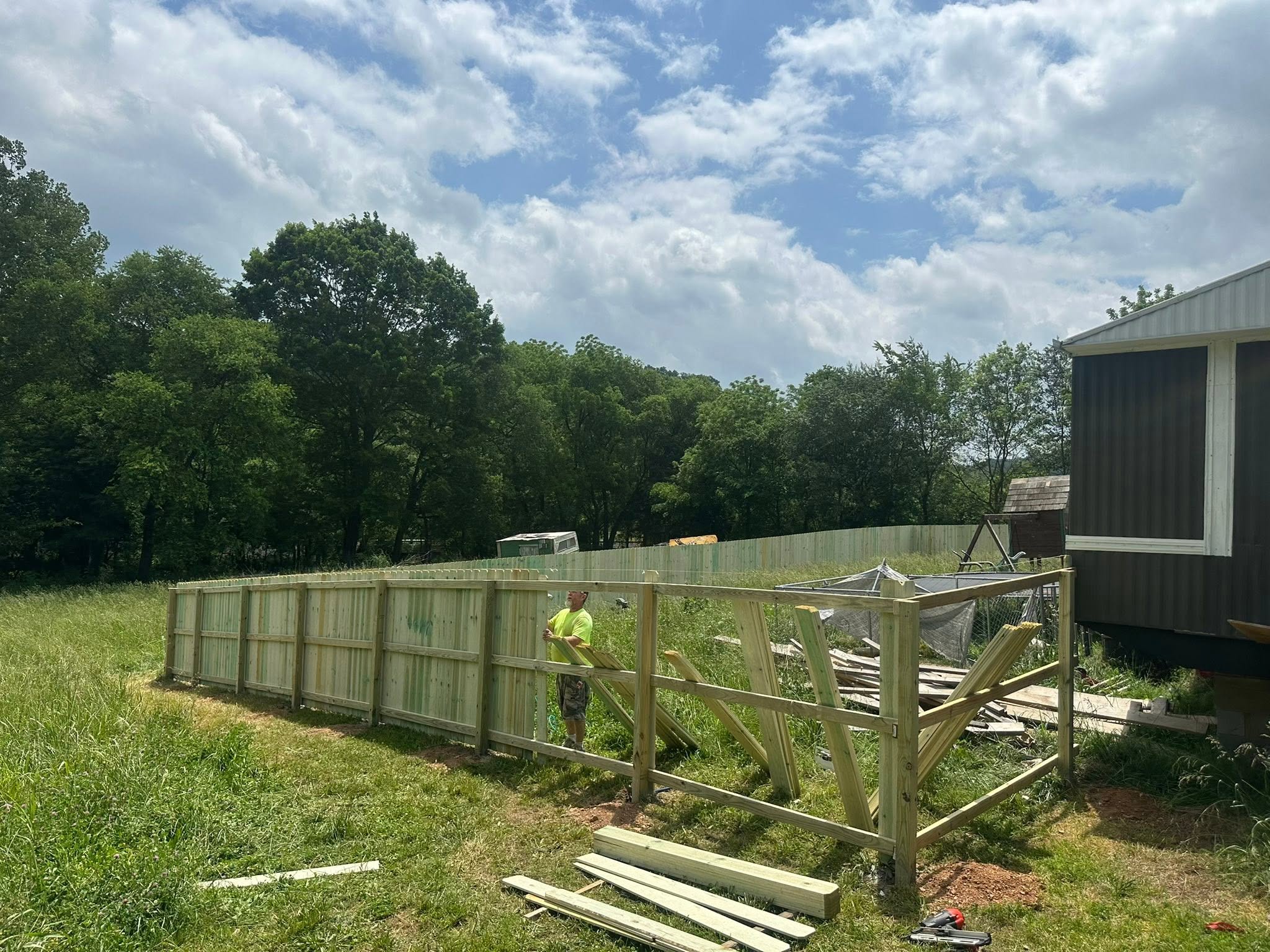 Cornerstone Fence NWA work